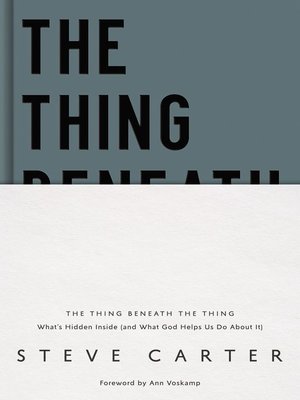 cover image of The Thing Beneath the Thing